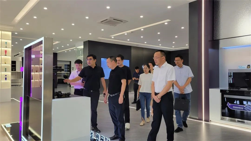 紹興市市場監(jiān)督管理局領導一行蒞臨佳歌二期智能化新工廠參觀考察！